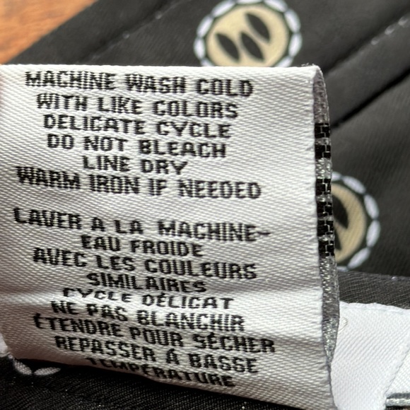 Cracked Wheat Black/Gold/White Skorts - Picture 6 of 7